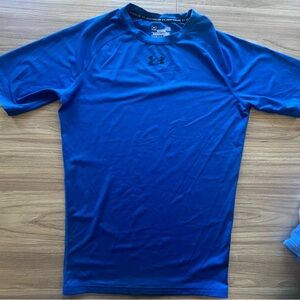 Under Armour HeatGear Compression Shirt in Vibrant Blue